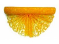 Organza 38/8,2m Vzor Žlutá /110